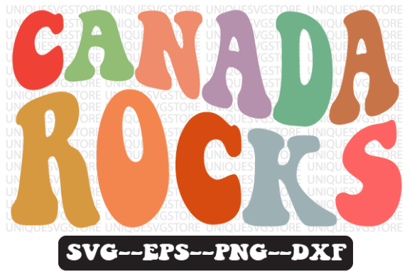 Canada Rocks Quote Retro Svg Design Review