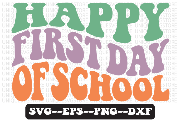 Review: Happy First Day of School Retro Svg for Stitchers