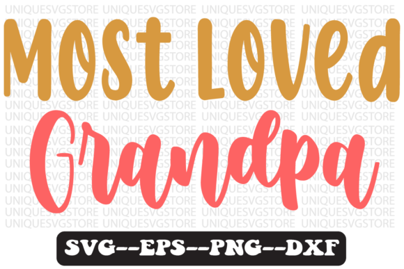 Review: Most Loved Grandpa Quote Retro Svg for Embroidery