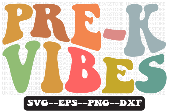 Reviewing Pre-K Vibes Quote Retro Svg Design for Stitchers