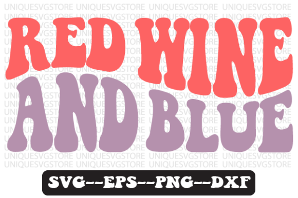 Reviewing the Red Wine and Blue Quote Retro SVG