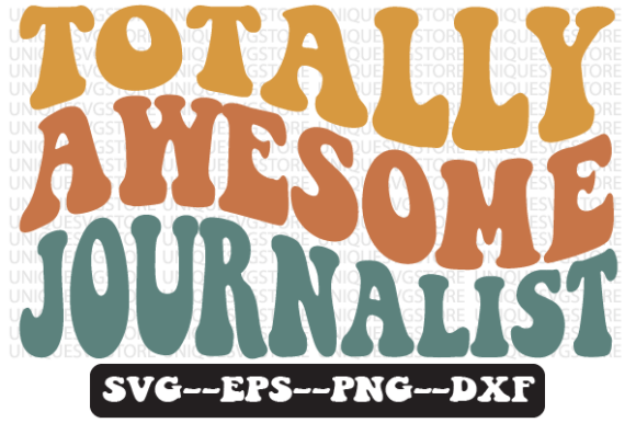 Reviewing the TOTALLY AWESOME JOURNALIST SVG for Embroidery