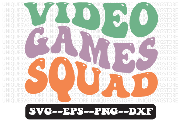 Reviewing Video Games Squad Retro Svg Design